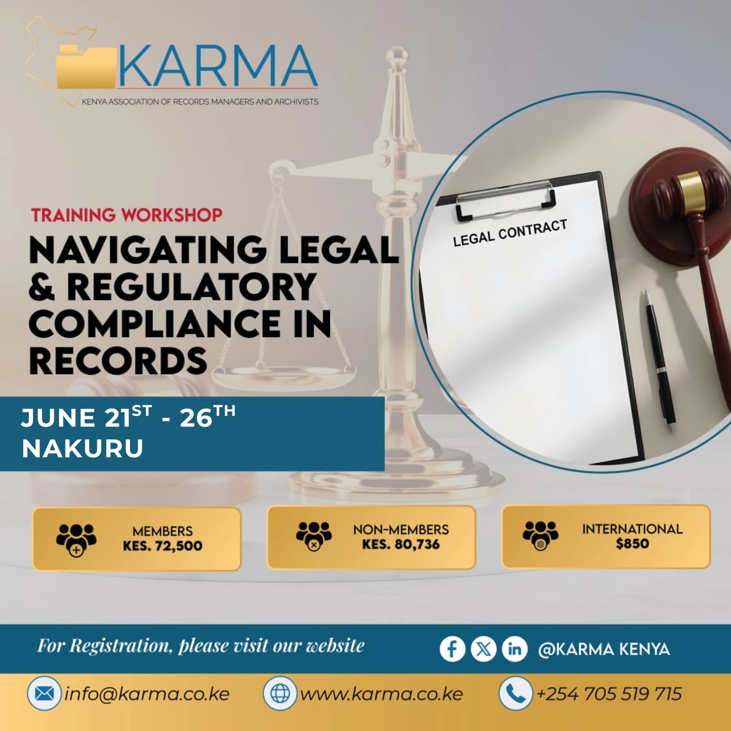 NAVIGATING LEGAL & REGULATORY COMPLIANCE IN RECORDS MANAGEMENT